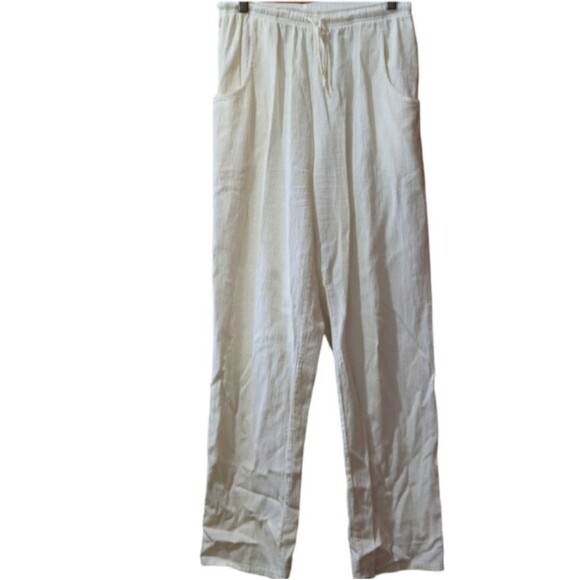 Republic Blues Vintage Wide Leg Pull-On Pants Vacation Chic Summer Pants - Picture 1 of 10